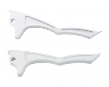 Brake lever set Yamaha Yamaha Aerox angry-eyes white