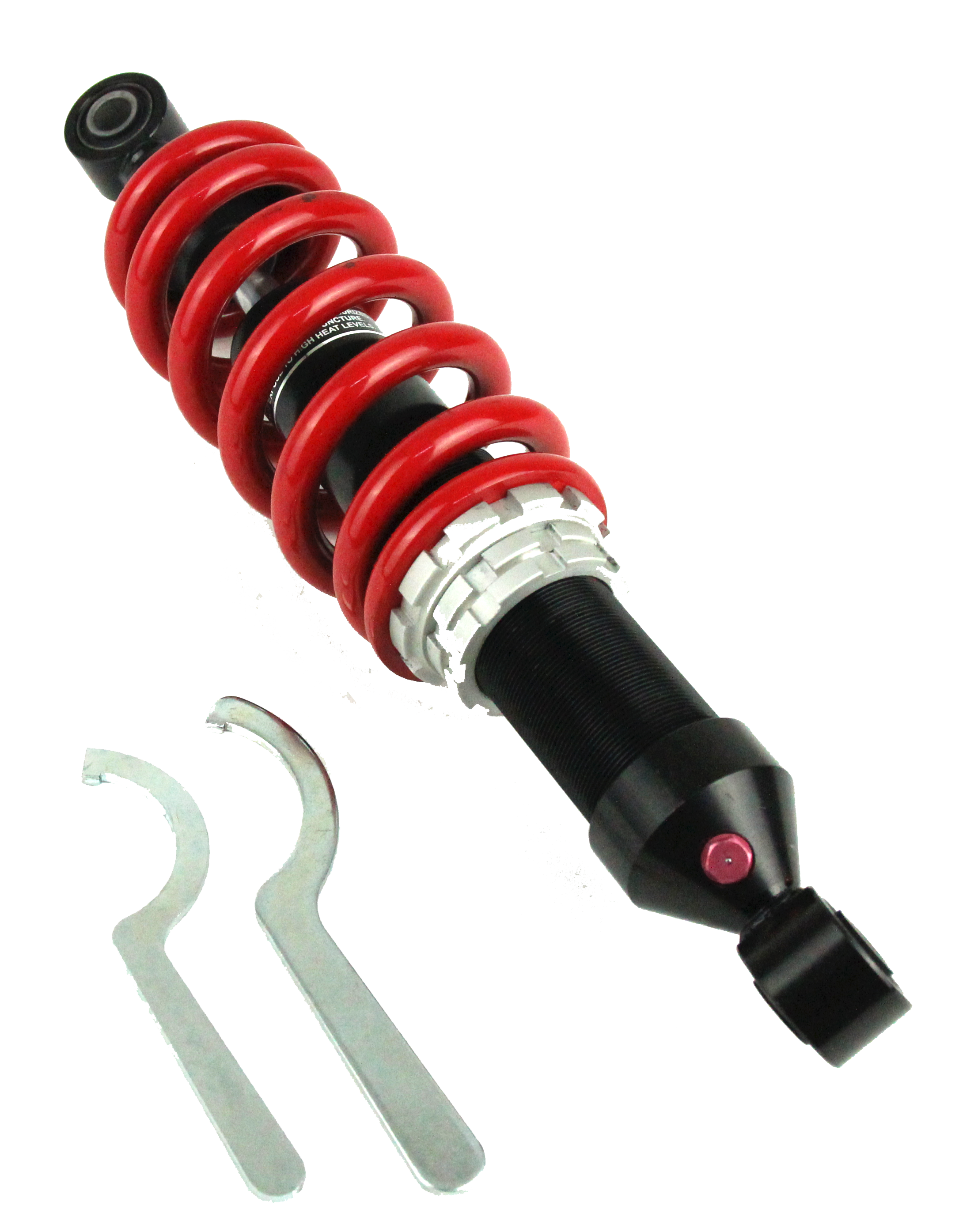 Shock absorber Derbi Senda 340MM red Schade!! - M2 Trading