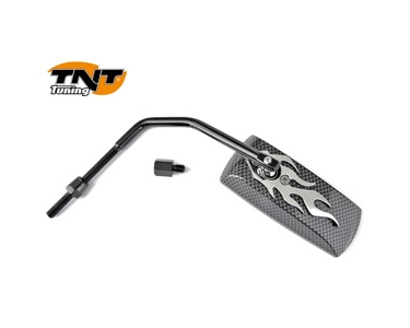 Scooter mirror Tnt Carbon/Chroom