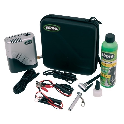 Slime Reparatie set plus compressor Motor scooter Moto repair