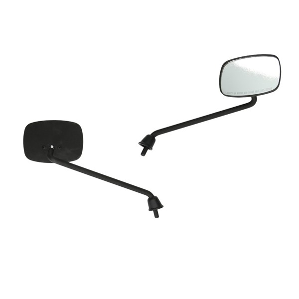 Spiegel lang Vespa S mat zwart origineel model