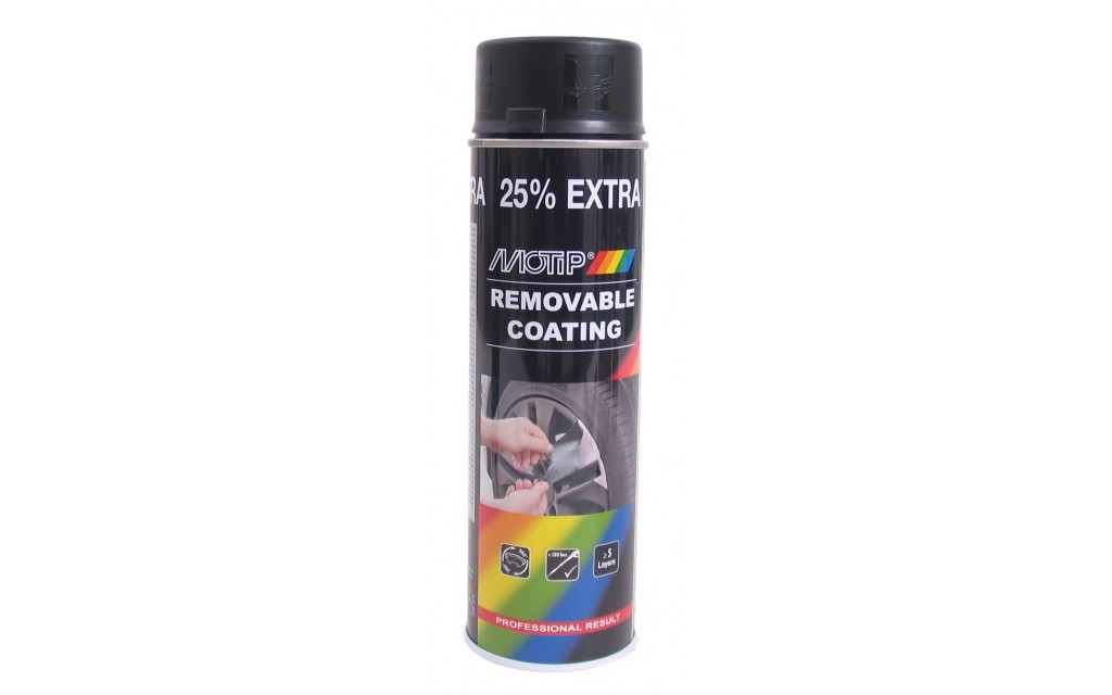 Sprayplast Motip mat zwart spuitbus 500 ml