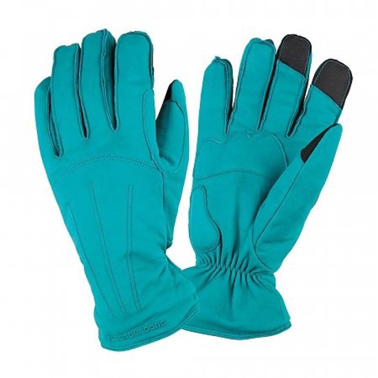 Motor glove set leather M aqua Tucano Urbano softy icon lady 952iw