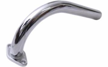 Exhaust curve Puch Mv chrome front het jar