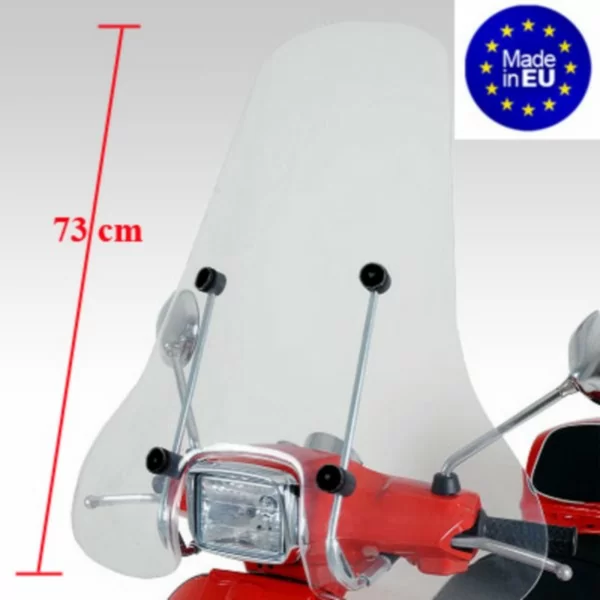 Windscreen high loose  (made in eu) Vespa S with schade!