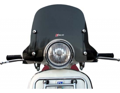 Windscreen Vespa Vespa Primavera 2014 low model dark-smoke