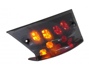 Achterlicht compleet Led+Richting aanwijzers Black-Edition Piaggio Zip