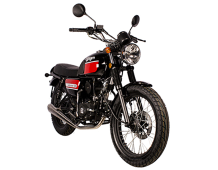 Agm Caferacer Base zwart / rood