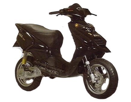 Onderdelen Beta Ark-k Lc zwart 2004 2-takt