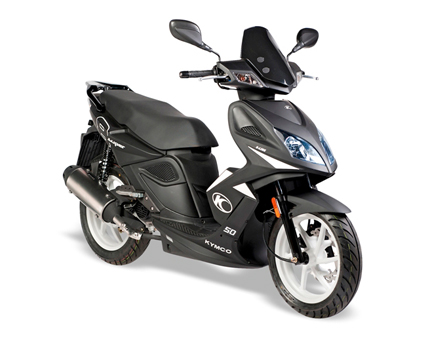 Onderdelen Kymco Super8 4-takt v.a 2009 mat zwart