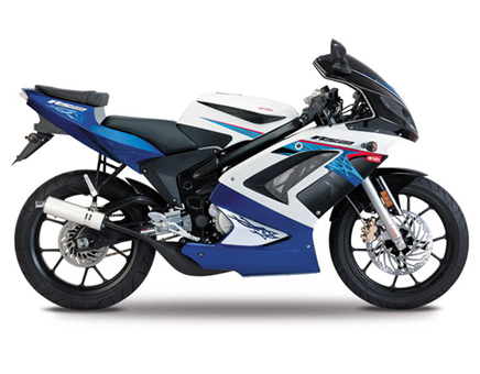 Onderdelen Rieju Rs2 racing blauw 2010 2-takt