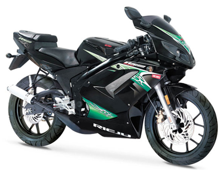 Onderdelen Rieju Rs2 racing zwart 2010 2-takt