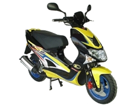 Onderdelen Kymco Super9 ac o.m Race zwart geel
