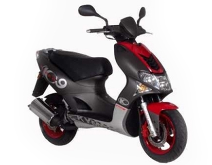 Onderdelen Kymco Super9 ac o.m matzwart rood