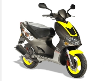 Onderdelen Kymco Super9 2t lc o.m matzwart-geel