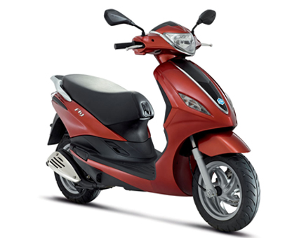Onderdelen Piaggio New Fly 4-takt 2-klepper (25km/h uitvoering) rood 584a