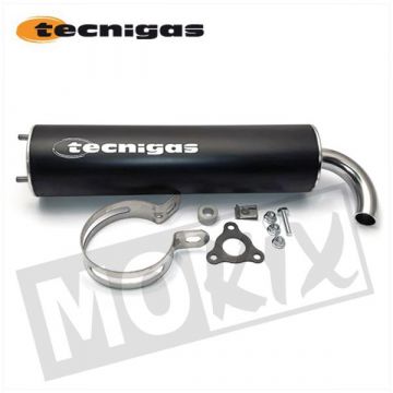 Einddemper Tecnigas RS125/TG2-RSG zwart aluminium