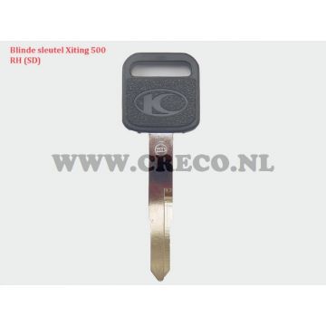 Contactslot sleutel blind/blanco Kymco XCITING 500 RH (SD) origineel (groef rechts)let op foto!