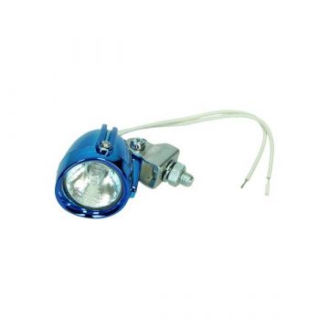 Lamp opbouw spot 12V 6mm blauw
