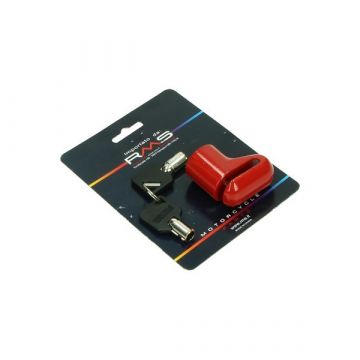 Schijfremslot klein pen5.5mm rood RMS