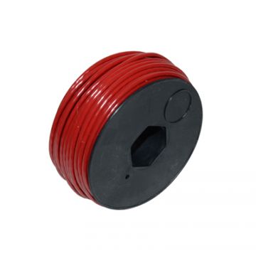 Electrisch draad rood 30m per rol