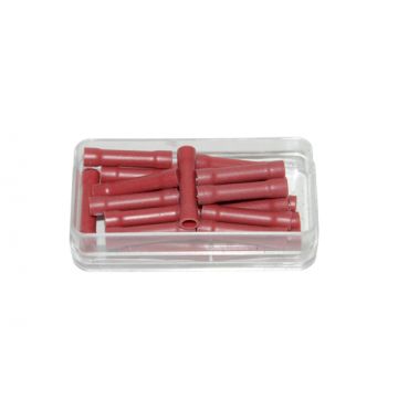 Verbindingsstuk kabel rood 25 stuks