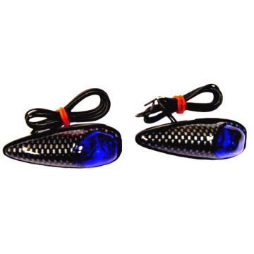 Led verlichting universeel 12 volt DMP carbon/blauw/wit (set)