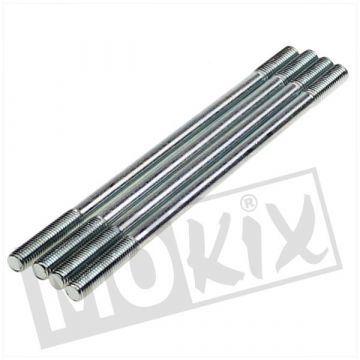 Cilinder tapeind set 4 stuks M7x142mm lengte Vespa PK-PK XL 50-125/Cosa 125/PX 125-150/PXE 125/Sprint-GR-Super-Rally 125