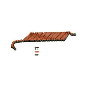 Ketting 420-1/4 lengte 138 schakels oranje