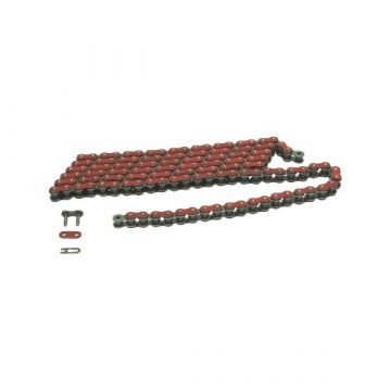 Ketting 420-1/4 lengte 138 schakels rood