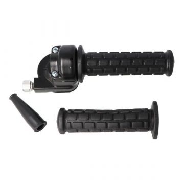 Gashandelset (made in EU) M81 universeel/bromfiets zwart LuSito