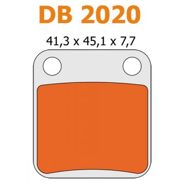 Remblokset Honda MB/Peugeot Vivacity&gt;08 voor Delta db2020 m-1