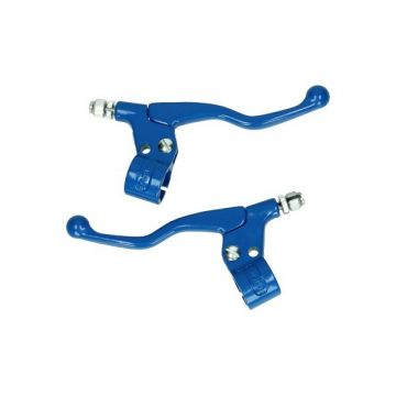 Hendelset+houder kort Puch Maxi blauw LuSito