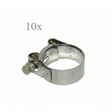 Uitlaatklem 34-37mm 10 stuks