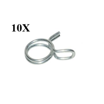 Clip Mickey dubbel 11mm 10 stuks