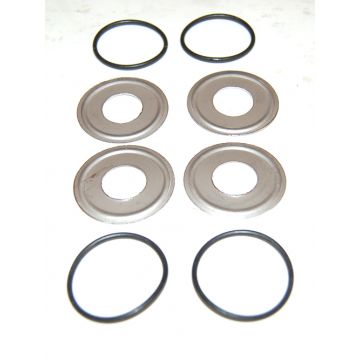 Plaatset RVS achterbrug Zundapp oud model 517  Z405-12.362 &amp; Z405-12.363