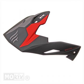 Helmklep MT Streetfighter twin mat rood