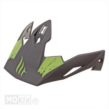 Helmklep MT Streetfighter skull mat groen