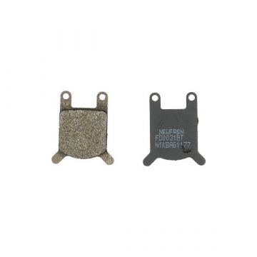 Remblokkenset Zundapp KS50/KS80 watergekoeld Newfren  fd 0031