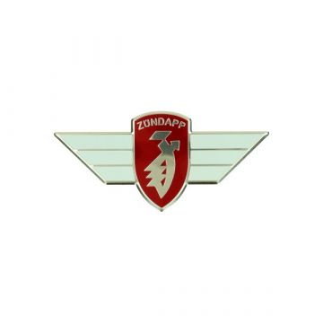 Sticker Zundapp logo stuur rood wit zilver