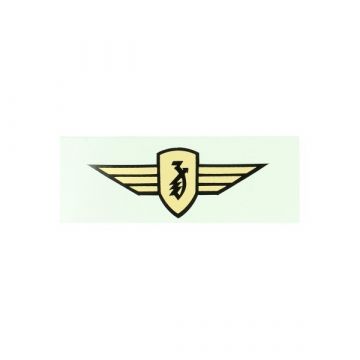Sticker Zundapp logo vleugel goud-18859