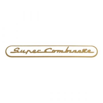 Sticker Zundapp Super combinette goud
