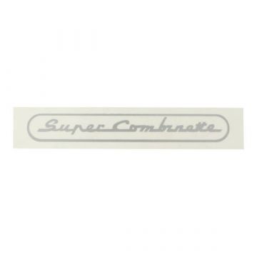 Sticker Zundapp Super combinette zilver