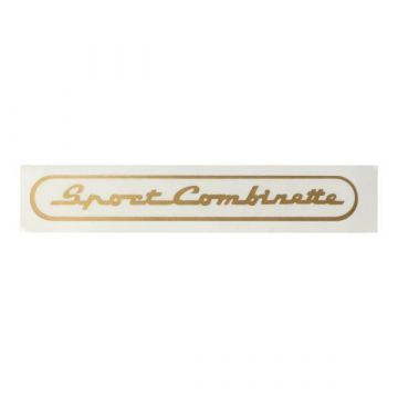 Sticker Zundapp sport combinette goud 18891