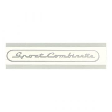 Sticker Zundapp sport combinette zilver 18892