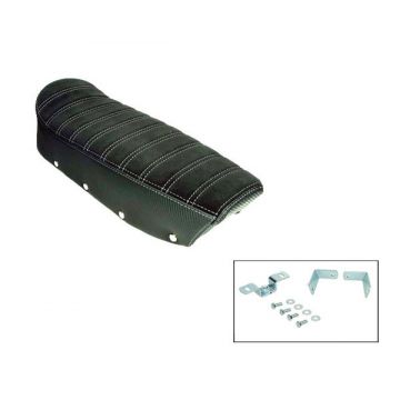 Buddyseat Modell Denfeld suede Zundapp carbon grau