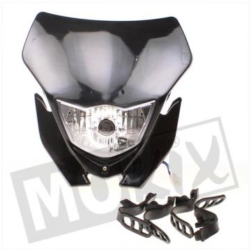 Scheinwerfer Spoiler Universal Enduro Komplett Universal Schwarz