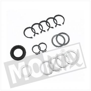 SCHIJF/CIRCLIP KIT VERSN. MINARELLI AM6 2e SERIE