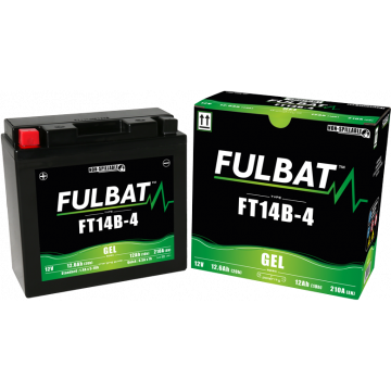 Accu Fulbat YT14B-4 Gel SLA 12V 12Ah onderhoudsvrij