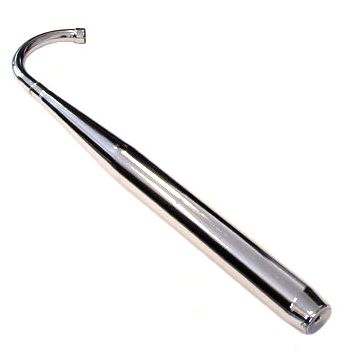 Uitlaat compleet geforceerd univ 32/30mm chroom